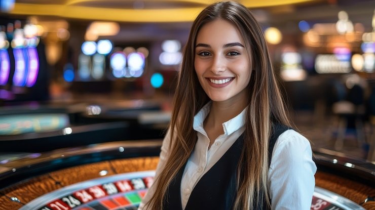 Antarmuka aplikasi mobile vgowin American Roulette dengan area taruhan interaktif